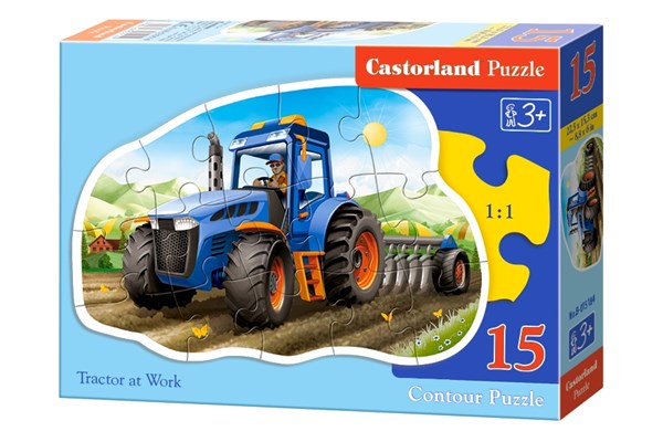 Castorland (B-015184) - "Traktor" - 15 Teile Puzzle