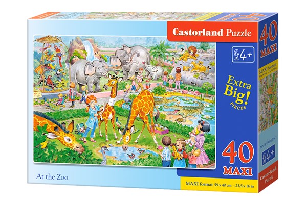 Castorland (B-040179) - "Zoobesuch" - 40 Teile Puzzle