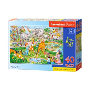 Castorland (B-040179) - "Zoobesuch" - 40 Teile Puzzle