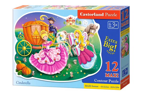 Castorland (B-120147) - "Aschenputtel" - 12 Teile Puzzle
