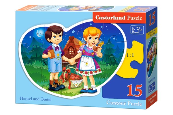 Castorland (B-015177) - "Hansel und Gretel" - 15 Teile Puzzle