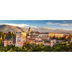 Castorland (B-060344) - "Blick auf die Alhambra" - 600 Teile Puzzle