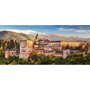 Castorland (B-060344) - "Blick auf die Alhambra" - 600 Teile Puzzle