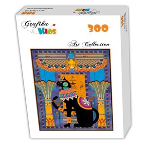 Grafika Kids (00966) - "Ägyptische Katze" - 300 Teile Puzzle
