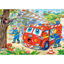 Castorland (B-04324) - "Lustige Fahrzeuge" - 8 12 15 20 Teile Puzzle