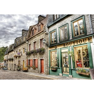 Educa (16012) - "Petit Champlain Neighbourhood, Quebec" - 2000 Teile Puzzle