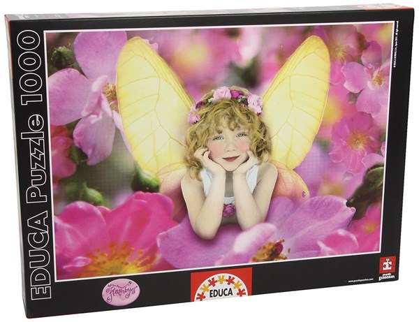 Educa (14850) - Kathleen Francour: "Flitterbyes: Wilde Rose" - 1000 Teile Puzzle