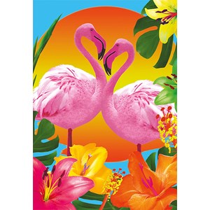 Educa (17737) - "Flamingos" - 500 Teile Puzzle