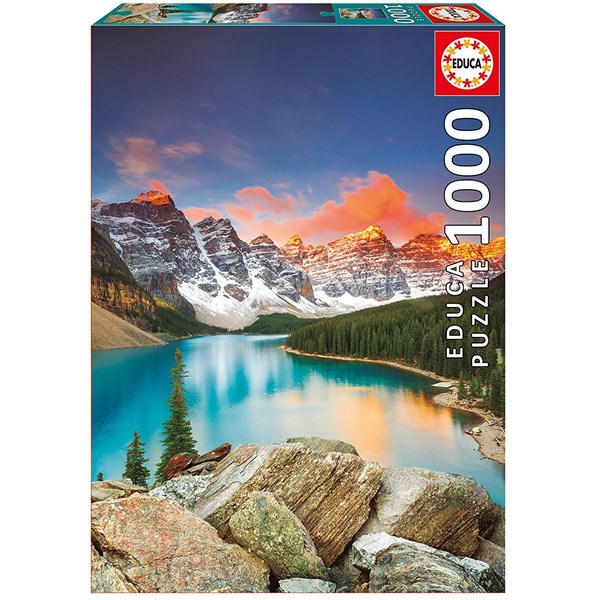 Educa (17739) - "Bergsee in Kanada" - 1000 Teile Puzzle