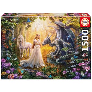 Educa (17696) - "Magische Freunde" - 1500 Teile Puzzle