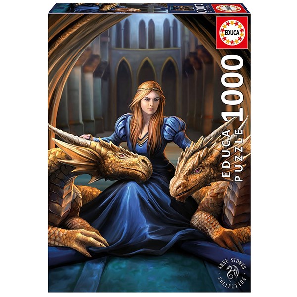 Educa (17692) - Anne Stokes: "Wilde Loyalität" - 1000 Teile Puzzle