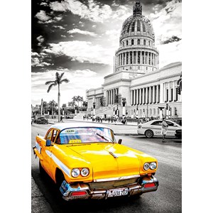 Educa (17690) - "Taxi in Havanna" - 1000 Teile Puzzle