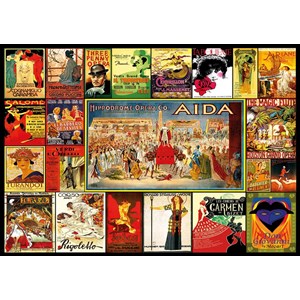 Educa (17676) - "Opern-Collage" - 3000 Teile Puzzle