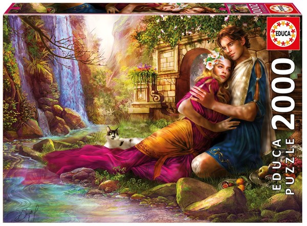 Educa (17673) - "Geheimer Garten" - 2000 Teile Puzzle