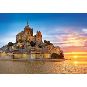 Educa (17665) - "Mont Saint-Michel, Frankreich" - 1000 Teile Puzzle