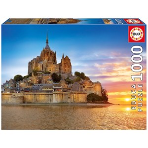 Educa (17665) - "Mont Saint-Michel, Frankreich" - 1000 Teile Puzzle