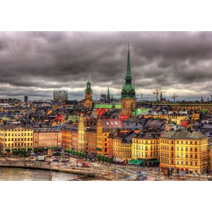 Educa (17664) - "Blick über Stockholm" - 1000 Teile Puzzle