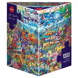 Heye (29839) - Rita Berman: "Magisches Unterwassergeheimnis" - 1000 Teile Puzzle