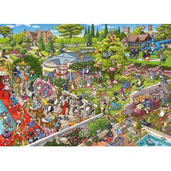 Heye (29838) - Birgit Tanck: "Party - Katzen" - 1000 Teile Puzzle