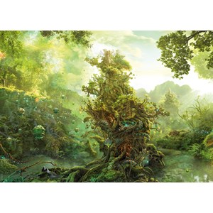 Heye (29827) - Andy Thomas: "Märchenhafter Baum" - 1000 Teile Puzzle