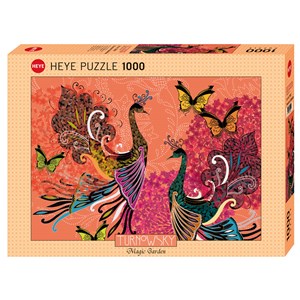 Heye (29821) - Turnowsky: "Der Pfauentanz" - 1000 Teile Puzzle