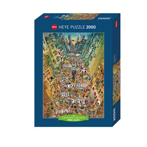 Heye (29820) - Marino Degano: "Protest!" - 2000 Teile Puzzle