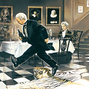 Schmidt Spiele (57293) - Renato Casaro: "Dinner for One" - 1000 Teile Puzzle