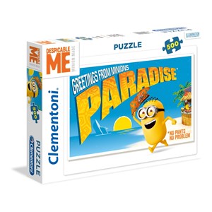 Clementoni (35030) - "Greetings From Minions" - 500 Teile Puzzle