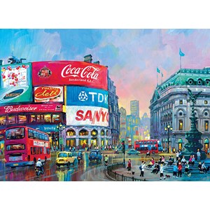 Clementoni (39316) - "London, Piccadilly Circus" - 1000 Teile Puzzle
