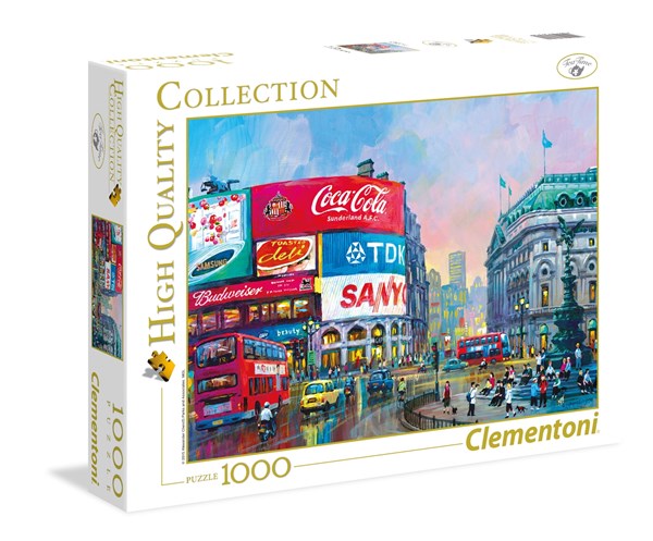 Clementoni (39316) - "London, Piccadilly Circus" - 1000 Teile Puzzle