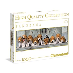 Clementoni (39076) - "Beagles" - 1000 Teile Puzzle
