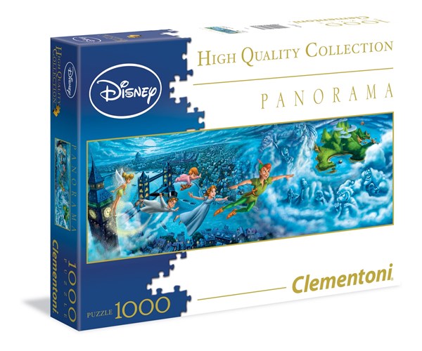Clementoni (39286) - "Peter Pan, Der Nachtflug" - 1000 Teile Puzzle