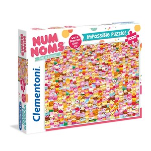 Clementoni (61333) - "Num Noms" - 1000 Teile Puzzle