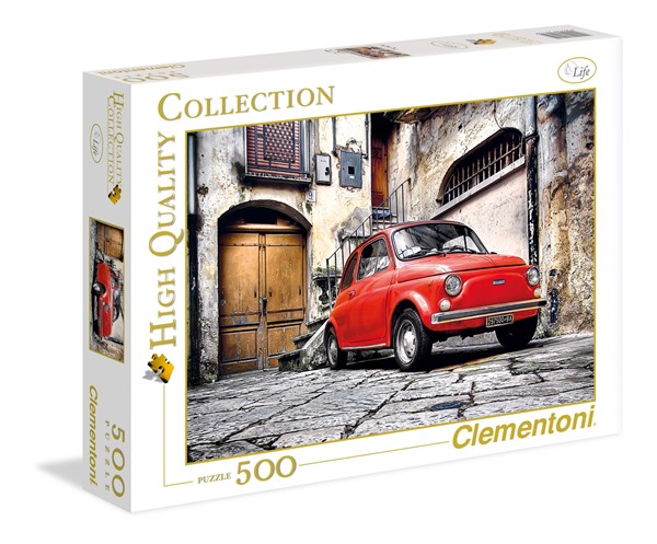 Clementoni (30575) - "Fiat 500" - 500 Teile Puzzle
