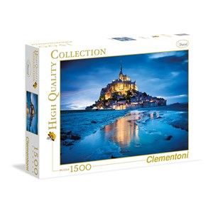 Clementoni (31994) - "Die Insel Saint-Michel" - 1500 Teile Puzzle