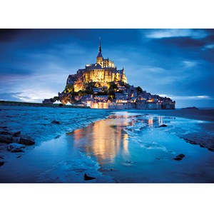 Clementoni (31994) - "Die Insel Saint-Michel" - 1500 Teile Puzzle