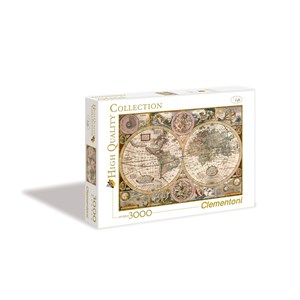 Clementoni (33531) - "Alte Karte" - 3000 Teile Puzzle