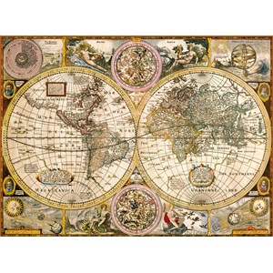 Clementoni (33531) - "Alte Karte" - 3000 Teile Puzzle