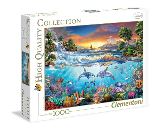 Clementoni (39335) - Christian Riese Lassen: "Meeresparadies" - 1000 Teile Puzzle