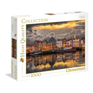 Clementoni (39421) - "Niederländische Traumwelt" - 1000 Teile Puzzle
