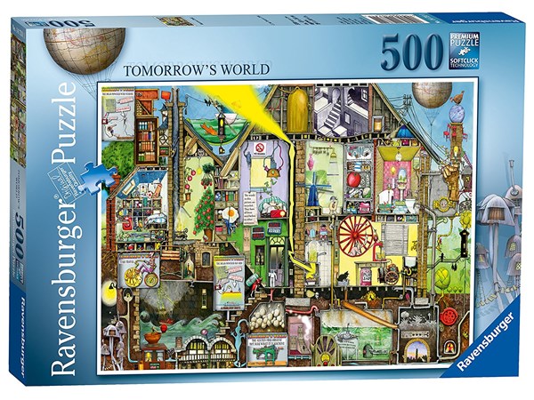 Ravensburger (14731) - Colin Thompson: "Tomorrow's World" - 500 Teile Puzzle