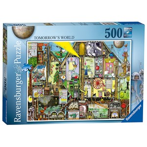 Ravensburger (14731) - Colin Thompson: "Tomorrow's World" - 500 Teile Puzzle