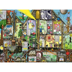 Ravensburger (14731) - Colin Thompson: "Tomorrow's World" - 500 Teile Puzzle
