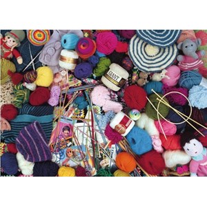 Ravensburger (19515) - "Crafty Yarns" - 1000 Teile Puzzle