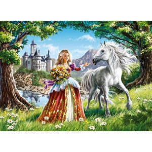 Castorland (B-06830) - "Princess and Her Friend" - 60 Teile Puzzle