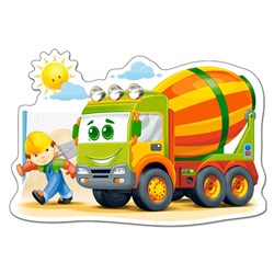 Castorland (B-120086) - "Concrete Mixer" - 12 Teile Puzzle