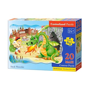 Castorland (C-02269) - "Dragons" - 20 Teile Puzzle