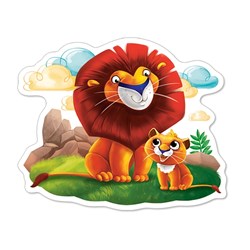 Castorland (B-04454) - "Animals of Africa" - 4 5 6 7 Teile Puzzle