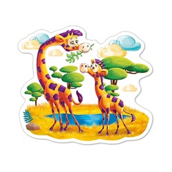 Castorland (B-04454) - "Animals of Africa" - 4 5 6 7 Teile Puzzle