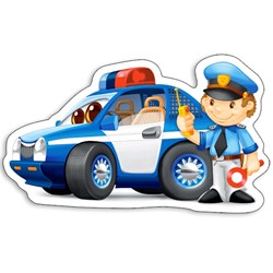 Castorland (B-04393) - "Rettungsfahrzeuge" - 4 5 6 7 Teile Puzzle